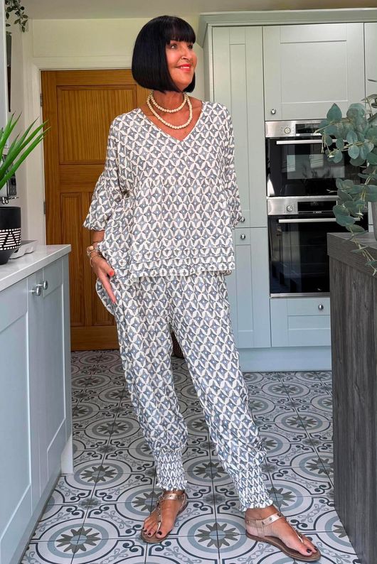 Ren Tiles of Marrakesh X Ali Ash Smock Top